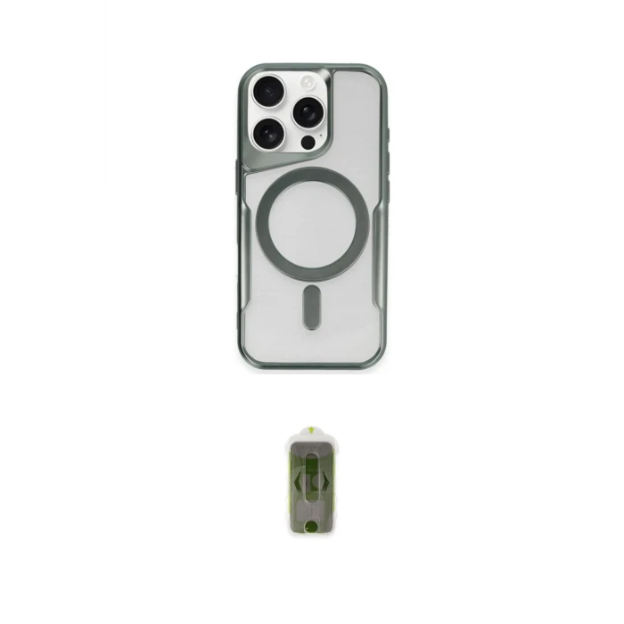 ieg™ iPhone 12 Kılıf Yadigar Klasik Özel Seri - Siyah Joko Magic 5D Hayalet Cam