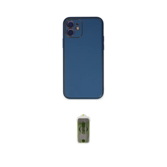 ieg™ iPhone 12 Kılıf Yadigar Klasik - Siyah Joko Magic 5D Hayalet Cam