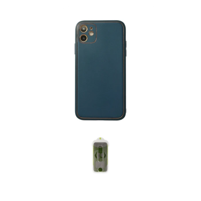 ieg™ iPhone 12 Kılıf Yadigar Klasik - Siyah Joko Magic 5D Hayalet Cam
