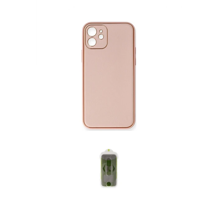 ieg™ iPhone 12 Kılıf Yadigar Klasik - Siyah Joko Magic 5D Hayalet Cam
