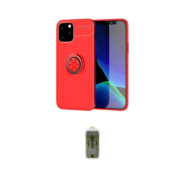 ieg™ iPhone 12 Kılıf Yankı Form Prime - Siyah Joko Magic 5D Hayalet Cam