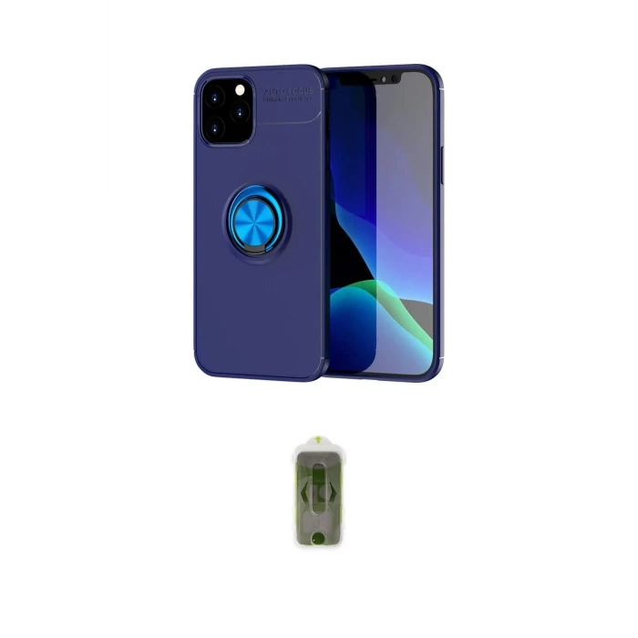 ieg™ iPhone 12 Kılıf Yankı Form Prime - Siyah Joko Magic 5D Hayalet Cam