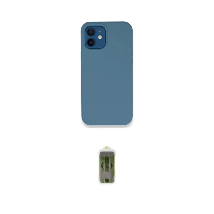 ieg™ iPhone 12 Kılıf Zirve Modern Özel Seri - Siyah Joko Magic 5D Hayalet Cam