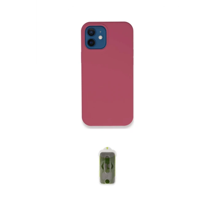 ieg™ iPhone 12 Kılıf Zirve Modern Özel Seri - Siyah Joko Magic 5D Hayalet Cam
