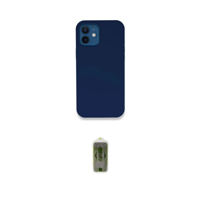 ieg™ iPhone 12 Kılıf Zirve Modern Özel Seri - Siyah Joko Magic 5D Hayalet Cam