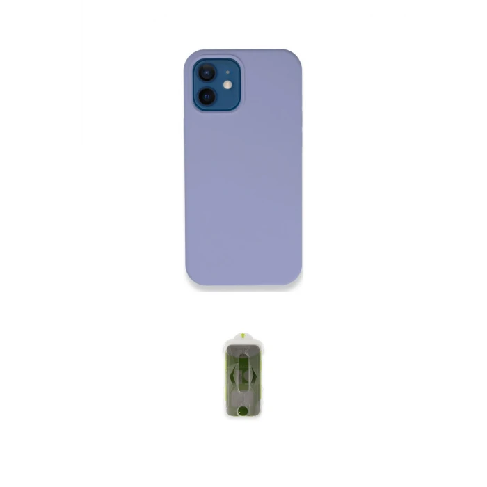 ieg™ iPhone 12 Kılıf Zirve Modern Özel Seri - Siyah Joko Magic 5D Hayalet Cam