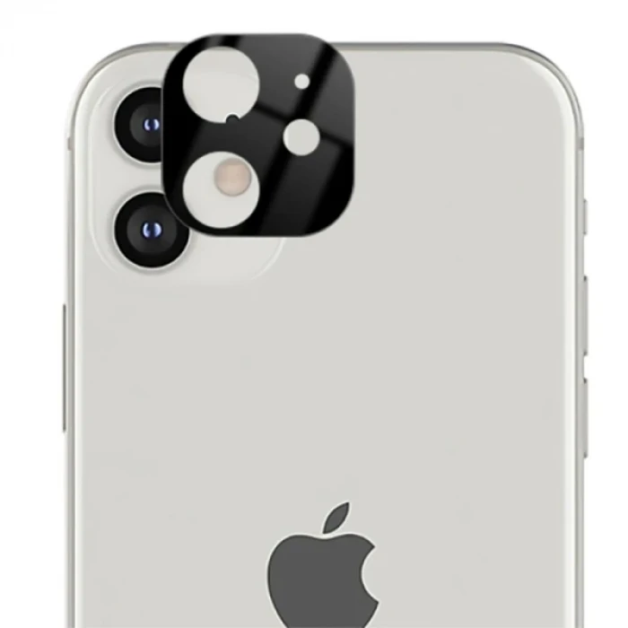 ieg™ İphone 12 Mini 3d Full Kaplama Tempered Cam Kamera Koruyucu