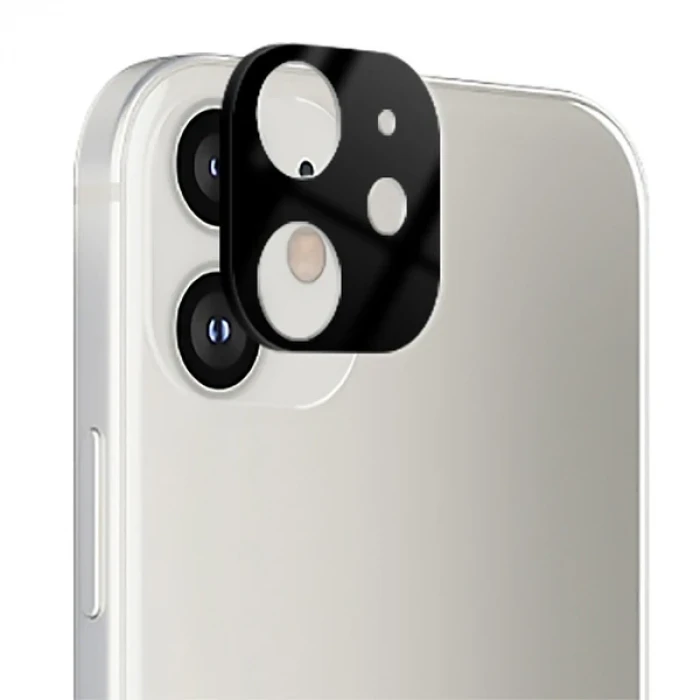 ieg™ İphone 12 Mini 3d Full Kaplama Tempered Cam Kamera Koruyucu