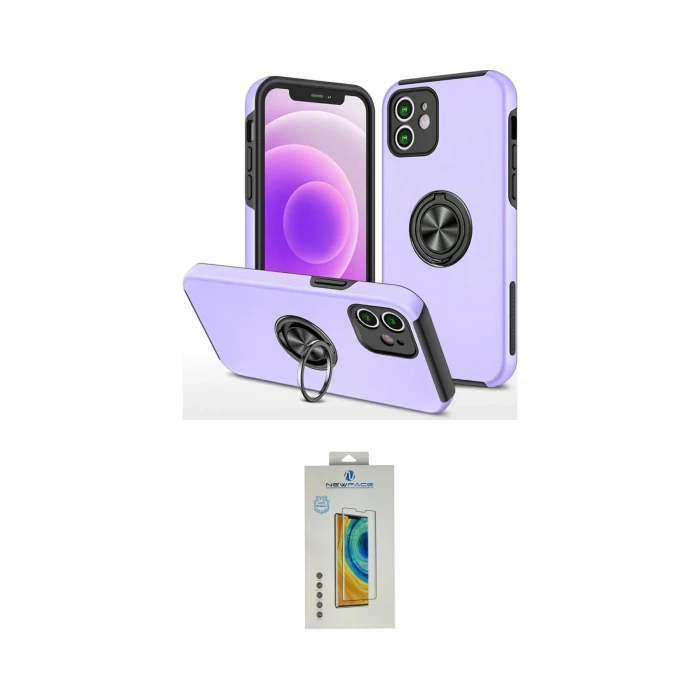 ieg™ iPhone 12 Mini Kılıf Odak Form Prime - Siyah Polymer Nano Ekran Koruyucu