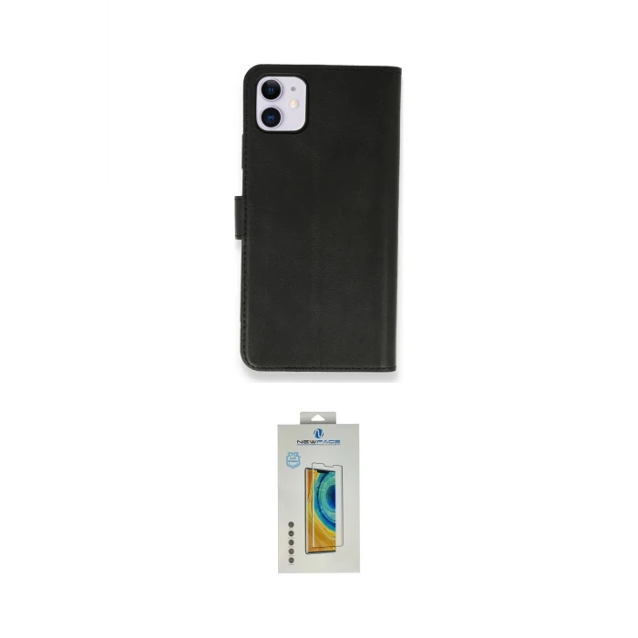 ieg™ iPhone 12 Mini Kılıf Siluet Işık Serisi - Siyah Polymer Nano Ekran Koruyucu