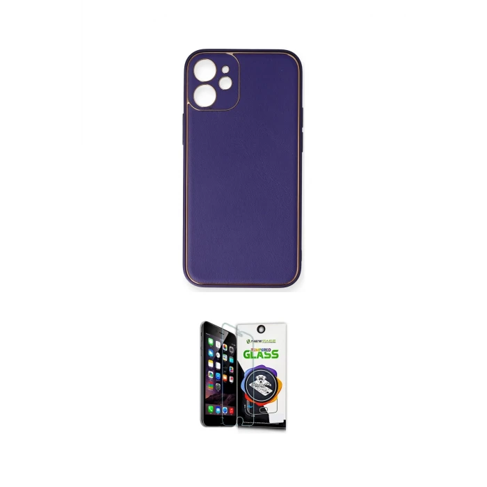 ieg™ iPhone 12 Mini Kılıf Yadigar Klasik - Şeffaf Temperli Cam Ekran Koruyucu