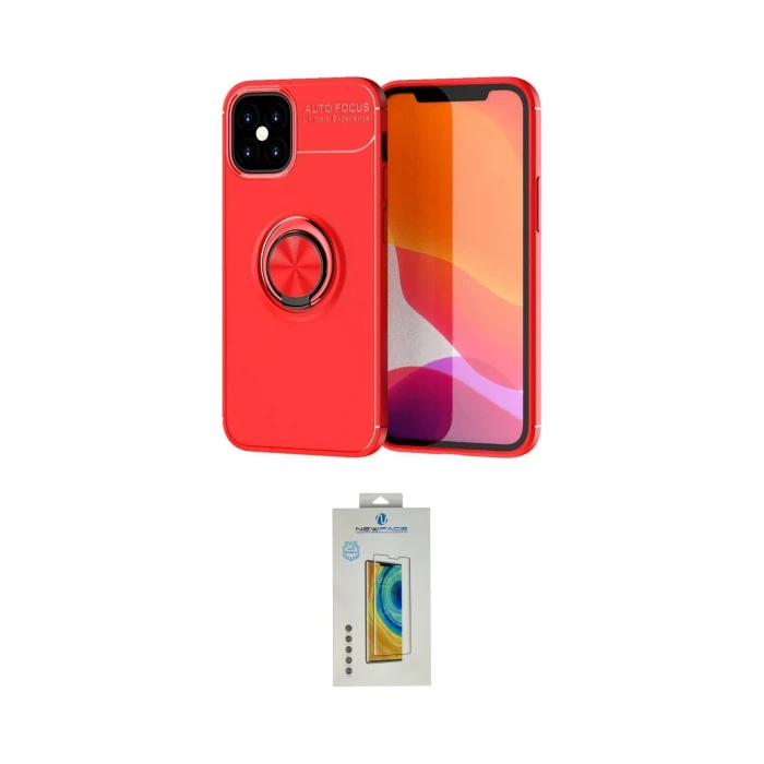 ieg™ iPhone 12 Mini Kılıf Yankı Form Prime - Siyah Polymer Nano Ekran Koruyucu