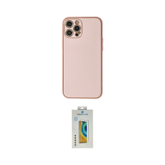 ieg™ iPhone 12 Pro Kılıf Ahenk Işık - Siyah Polymer Nano Ekran Koruyucu