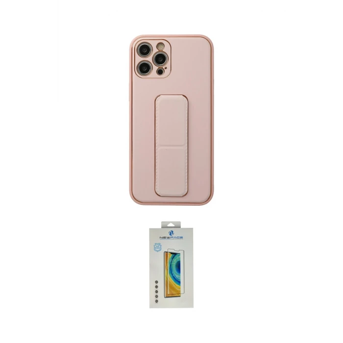 ieg™ iPhone 12 Pro Kılıf Akış Doku - Siyah Polymer Nano Ekran Koruyucu