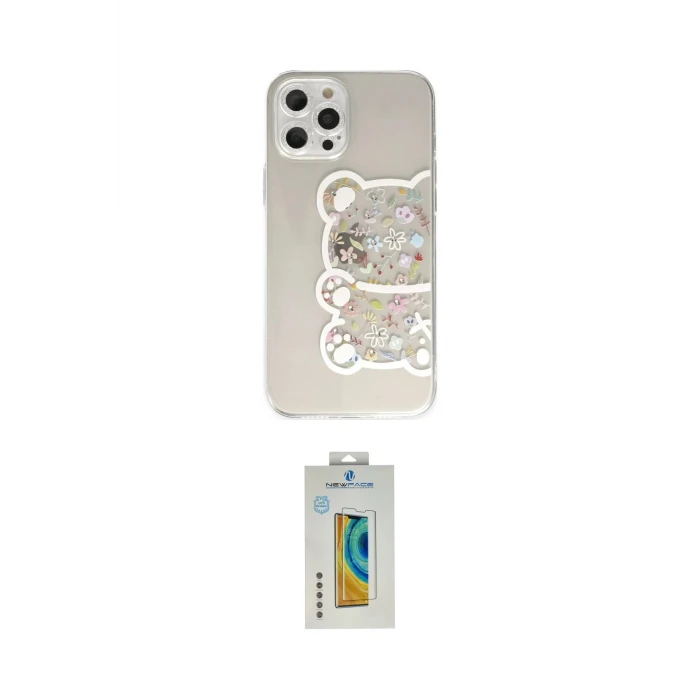 ieg™ iPhone 12 Pro Kılıf Eksen Asil Prime - Siyah Polymer Nano Ekran Koruyucu
