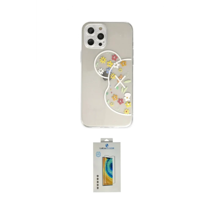 ieg™ iPhone 12 Pro Kılıf Eksen Asil Prime - Siyah Polymer Nano Ekran Koruyucu