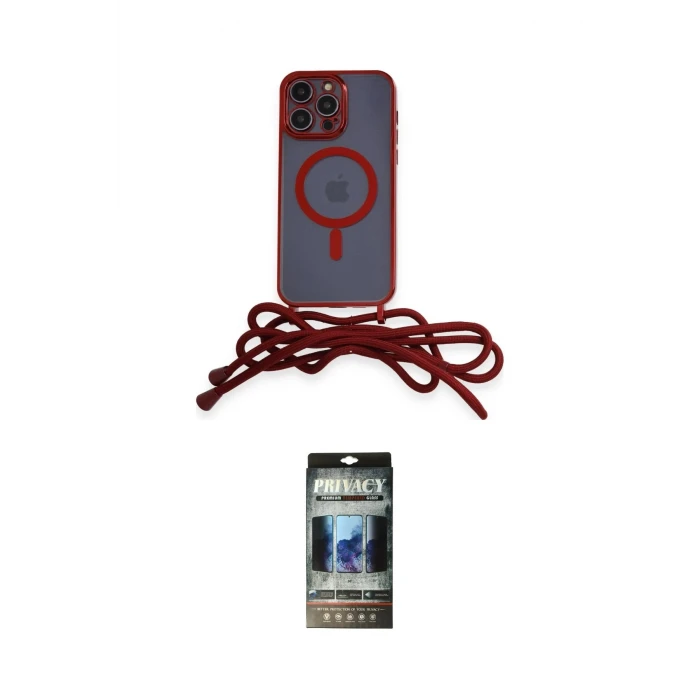 ieg™ iPhone 12 Pro Kılıf Eksen Özel Seri - Siyah 34D Hayalet Izgaralı Cam