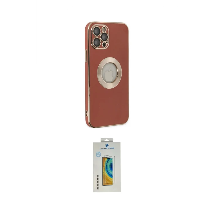 ieg™ iPhone 12 Pro Kılıf İz Form Serisi - Siyah Polymer Nano Ekran Koruyucu