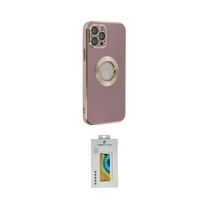 ieg™ iPhone 12 Pro Kılıf İz Form Serisi - Siyah Polymer Nano Ekran Koruyucu