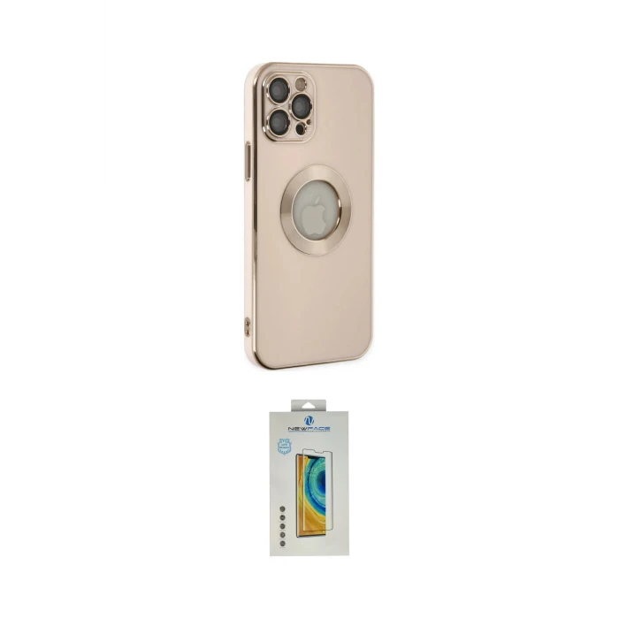 ieg™ iPhone 12 Pro Kılıf İz Form Serisi - Siyah Polymer Nano Ekran Koruyucu