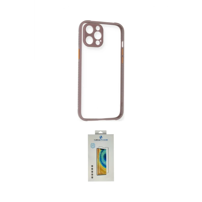 ieg™ iPhone 12 Pro Kılıf Nova Asil Özel Seri - Siyah Polymer Nano Ekran Koruyucu