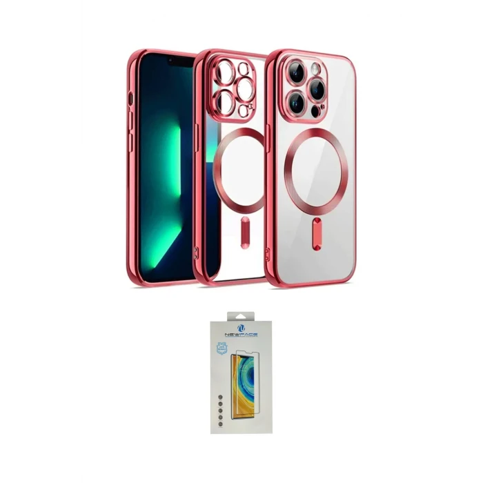 ieg™ iPhone 12 Pro Kılıf Nova Işık Özel Seri - Siyah Polymer Nano Ekran Koruyucu