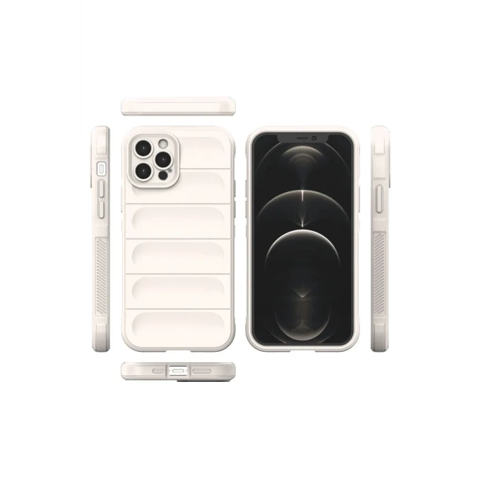 ieg™  iPhone 12 Pro Kılıf Optimum Silikon - Krem