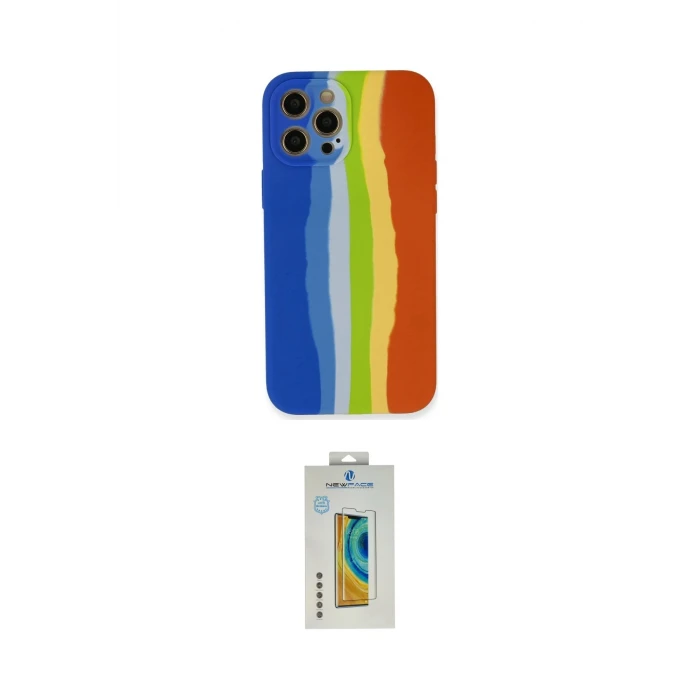 ieg™ iPhone 12 Pro Kılıf Yadigar Çizgi - Siyah Polymer Nano Ekran Koruyucu