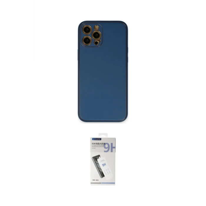 ieg™ iPhone 12 Pro Kılıf Yadigar Klasik - Şeffaf Uv Polymer Nano Ekran Koruyucu