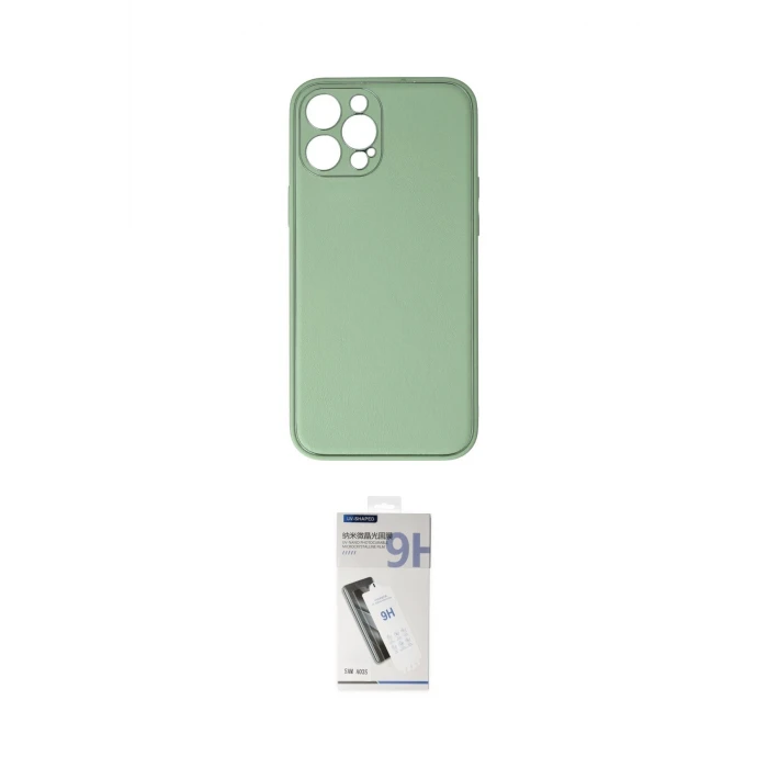 ieg™ iPhone 12 Pro Kılıf Yadigar Klasik - Şeffaf Uv Polymer Nano Ekran Koruyucu