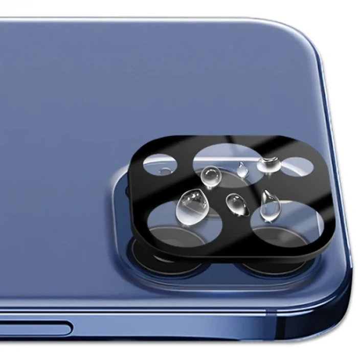ieg™ İphone 12 Pro Max 6.7 3d Full Kaplama Tempered Cam Kamera Koruyucu