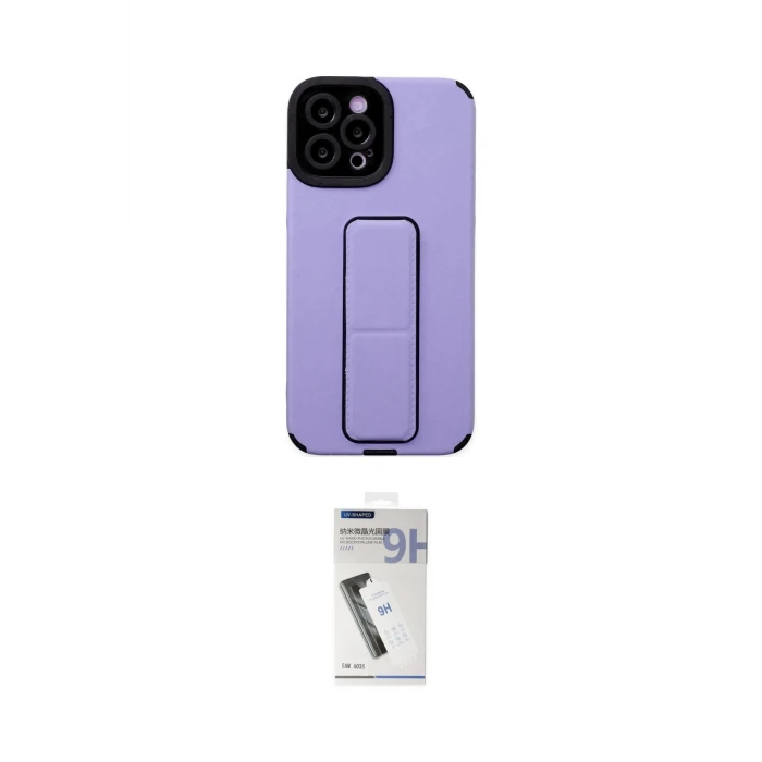 ieg™ iPhone 12 Pro Max Kılıf Çekirdek Yansıma - Şeffaf Uv Polymer Nano Ekran Koruyucu