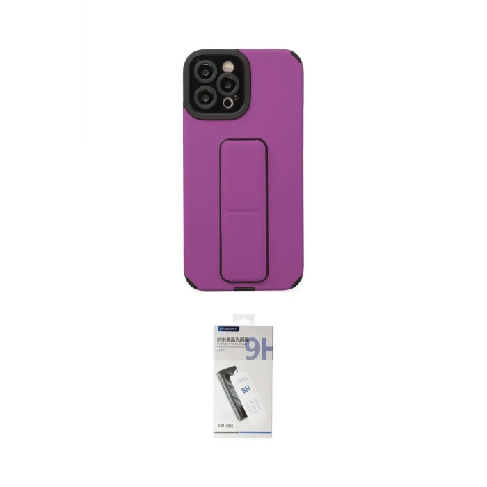 ieg™ iPhone 12 Pro Max Kılıf Çekirdek Yansıma - Şeffaf Uv Polymer Nano Ekran Koruyucu