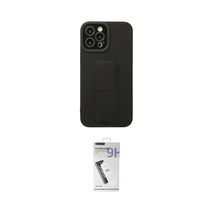 ieg™ iPhone 12 Pro Max Kılıf Çekirdek Yansıma - Şeffaf Uv Polymer Nano Ekran Koruyucu