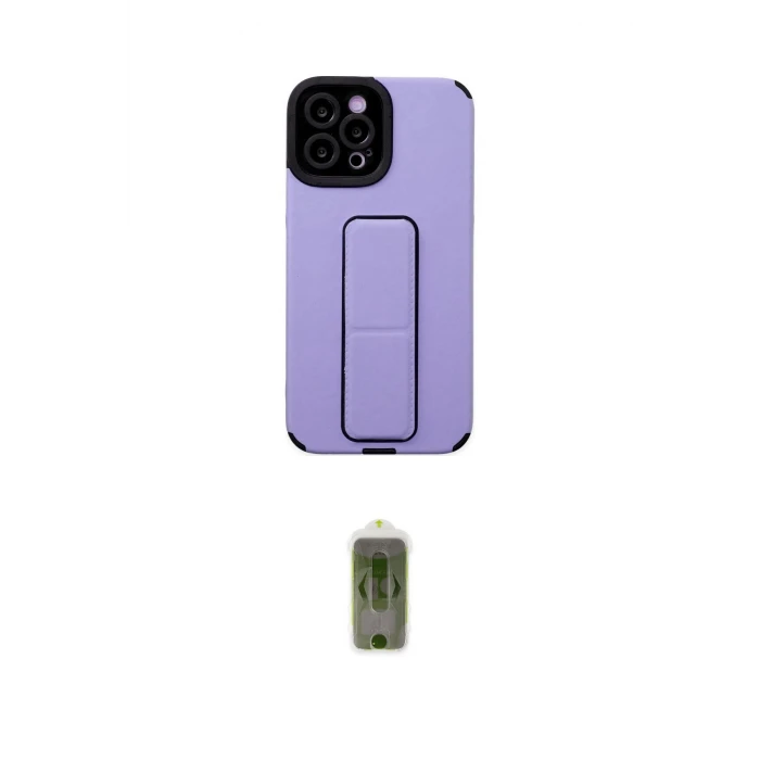 ieg™ iPhone 12 Pro Max Kılıf Çekirdek Yansıma - Siyah Joko Magic 5D Hayalet Cam