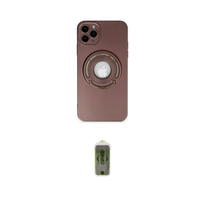 ieg™ iPhone 12 Pro Max Kılıf Eksen Klasik Prime - Siyah Joko Magic 5D Hayalet Cam