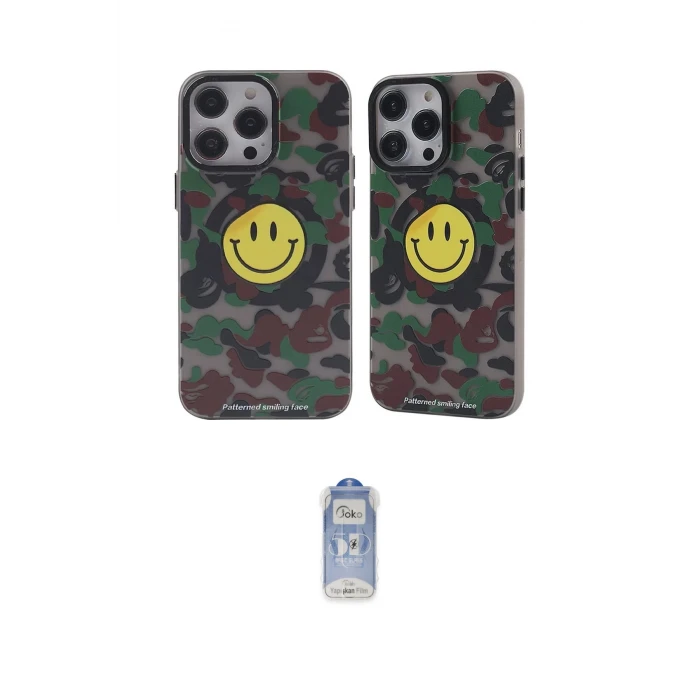 ieg™ iPhone 12 Pro Max Kılıf Nova Doku Koleksiyonu - Siyah Joko Magic 5D Cam