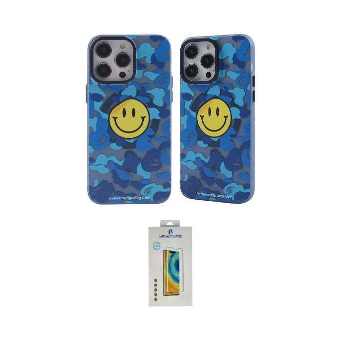 ieg™ iPhone 12 Pro Max Kılıf Nova Doku Koleksiyonu - Siyah Polymer Nano Ekran Koruyucu