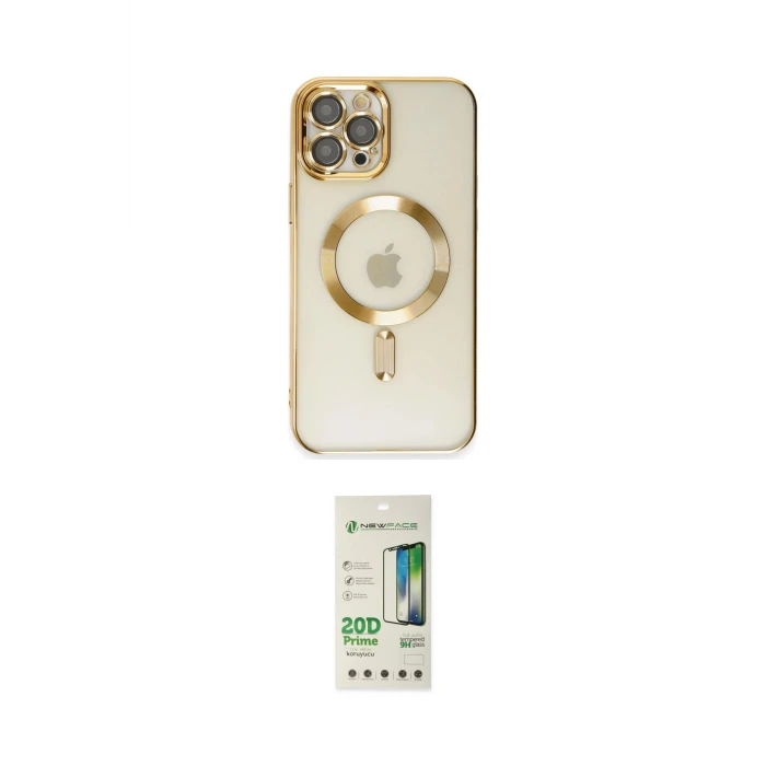 ieg™ iPhone 12 Pro Max Kılıf Nova Işık Özel Seri - Siyah 20D Premium Cam Ekran Koruyucu