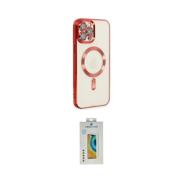 ieg™ iPhone 12 Pro Max Kılıf Nova Işık Özel Seri - Siyah Polymer Nano Ekran Koruyucu