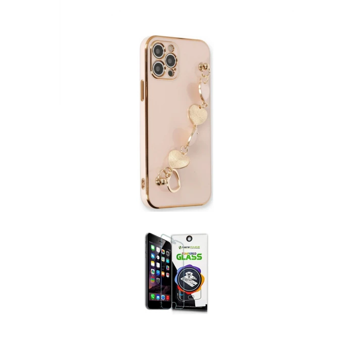 ieg™ iPhone 12 Pro Max Kılıf Nova Işık Prime - Şeffaf Temperli Cam Ekran Koruyucu
