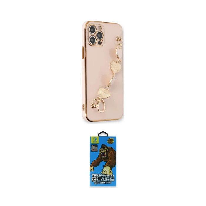 ieg™ iPhone 12 Pro Max Kılıf Nova Işık Prime - Siyah 18D Cam Ekran Koruyucu