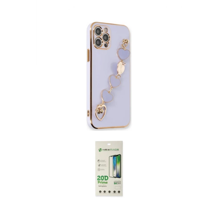 ieg™ iPhone 12 Pro Max Kılıf Nova Işık Prime - Siyah 20D Premium Cam Ekran Koruyucu