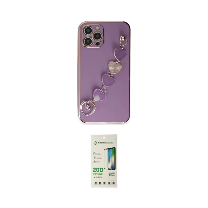 ieg™ iPhone 12 Pro Max Kılıf Nova Işık Prime - Siyah 20D Premium Cam Ekran Koruyucu