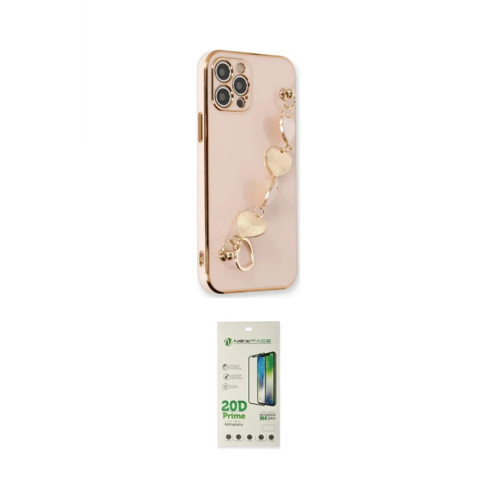 ieg™ iPhone 12 Pro Max Kılıf Nova Işık Prime - Siyah 20D Premium Cam Ekran Koruyucu