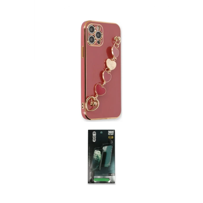ieg™ iPhone 12 Pro Max Kılıf Nova Işık Prime - Siyah 360 Mat Full Body Arka Koruyucu