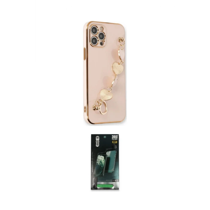 ieg™ iPhone 12 Pro Max Kılıf Nova Işık Prime - Siyah 360 Mat Full Body Arka Koruyucu
