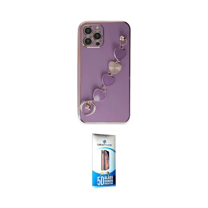 ieg™ iPhone 12 Pro Max Kılıf Nova Işık Prime - Siyah 5D Eko Cam Ekran Koruyucu