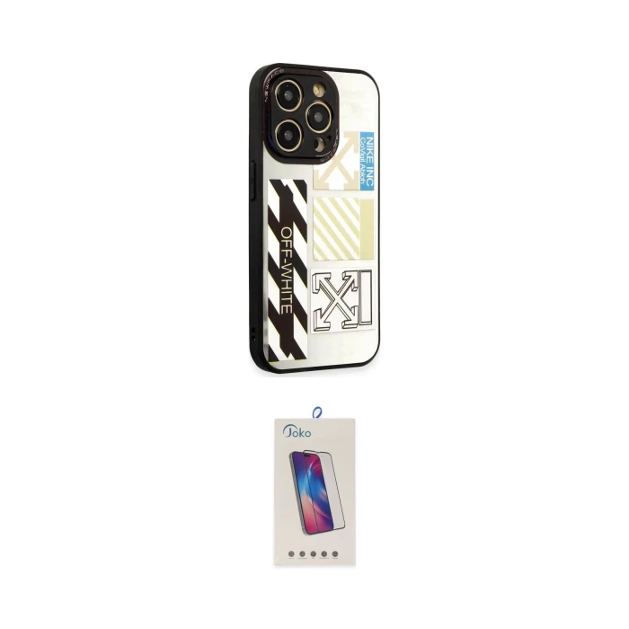 ieg™ iPhone 12 Pro Max Kılıf Odak Klasik Serisi - Siyah Joko 5D Cam