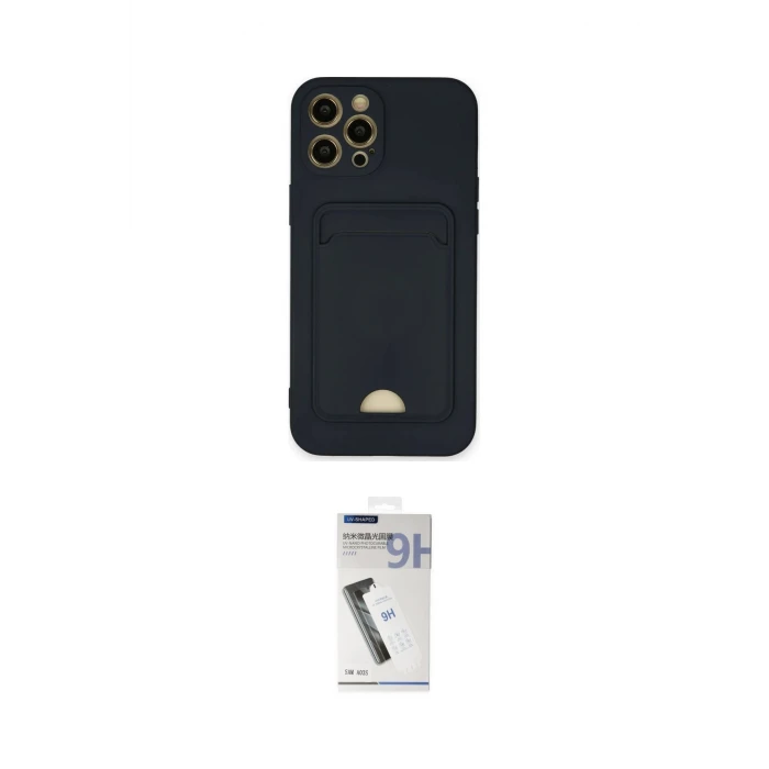 ieg™ iPhone 12 Pro Max Kılıf Vadi Çizgi Prime - Şeffaf Uv Polymer Nano Ekran Koruyucu